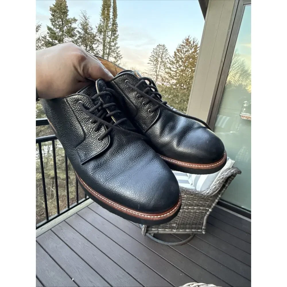 Samuel Hubbard Men’s Founder Oxford Dress Black Leather Shoes Size 10M 44 EU